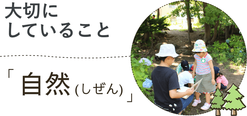 大切にしていること：自然